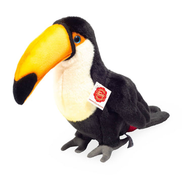 Faire-Teddy Hermann Stuffed Animals Lifelike Realistic Plush Toucan 25 cm - by Teddy Hermann
